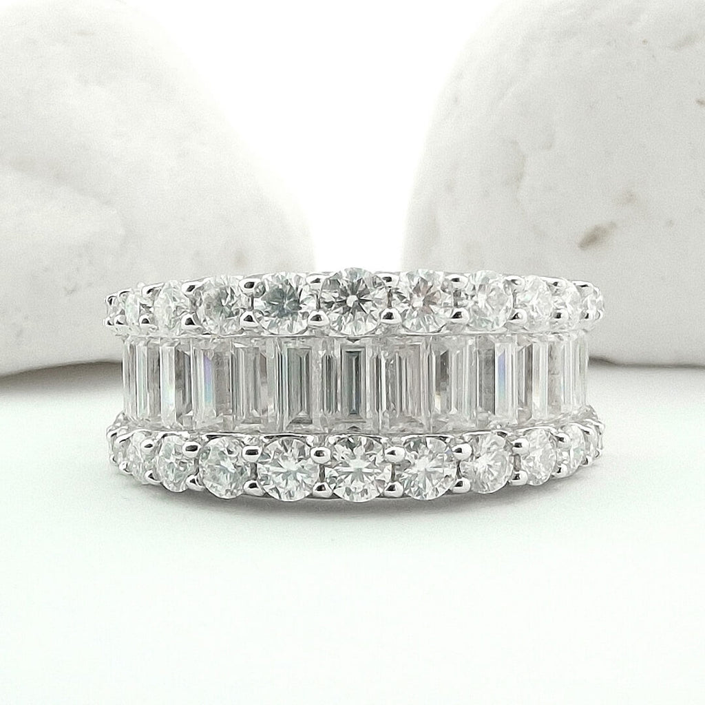 Moissanite ring
