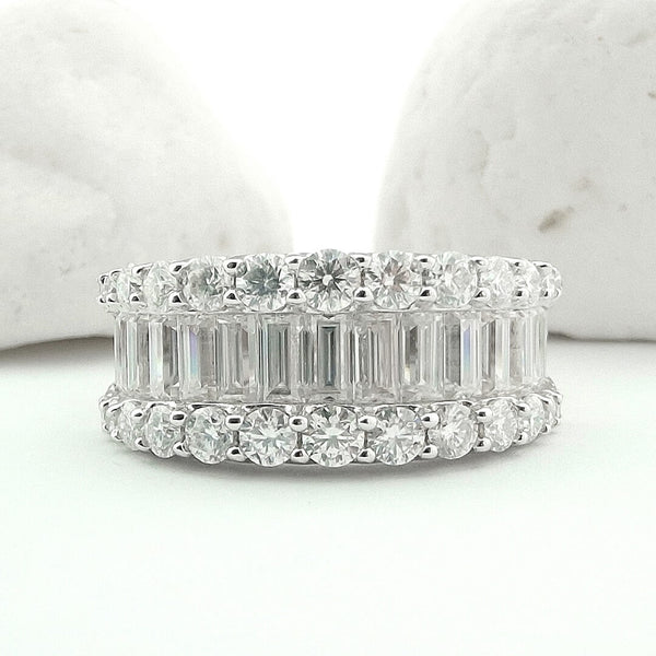 Moissanite ring