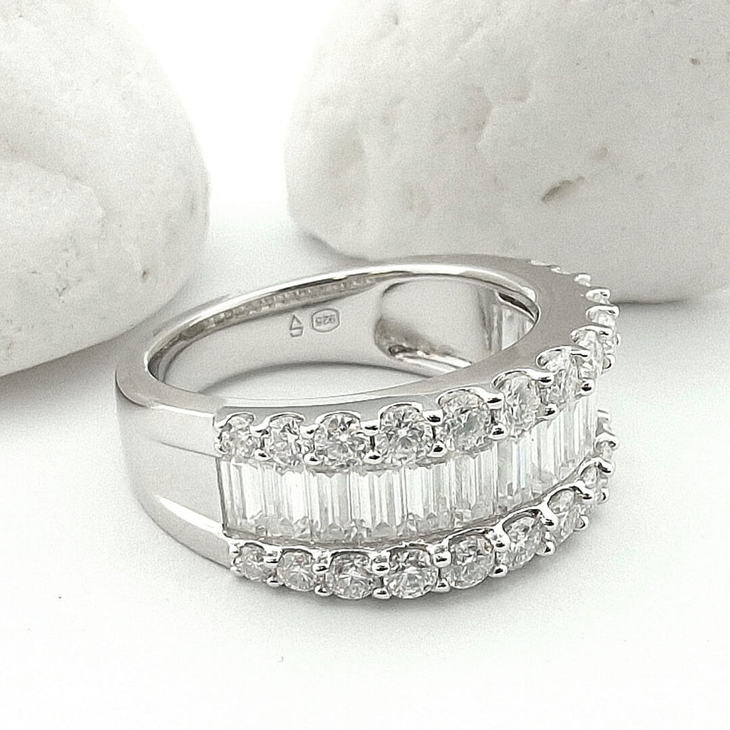 Moissanite ring