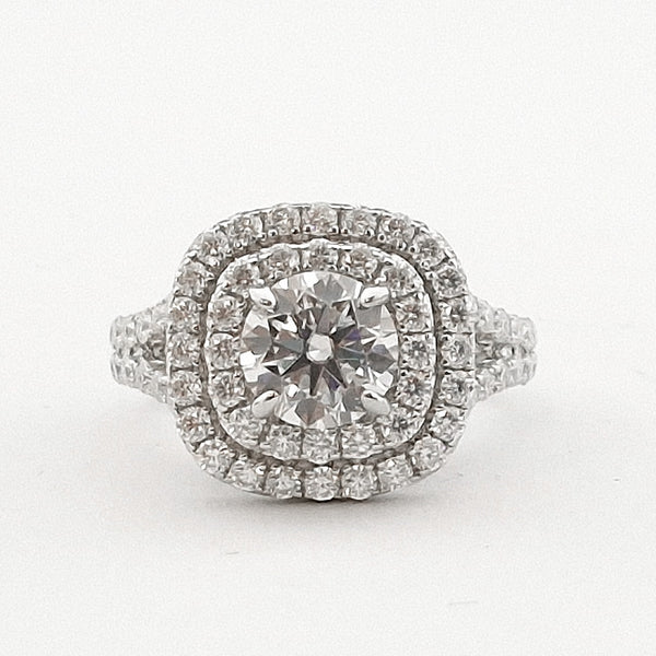 Moissanite Ring and Earrings